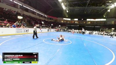 157 lbs Champ. Round 2 - Anderson LeSueur, Gila Ridge High School vs BARRETT HARRIS, Ben Franklin