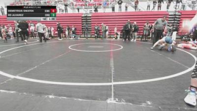 140 lbs Round Of 16 - Demetrius Swatek, D3 Wrestling Cluib vs RD Alvarez, Conquistador Wrestling Club