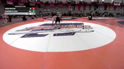 157 lbs Champ. Round 1 - Dominick Paul, Wabash vs Tagg Miller, North Central