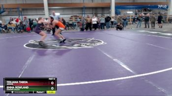 117 lbs Semifinal - Teiliana Taboa, Jerome vs Emma Rowland, Garden Valley