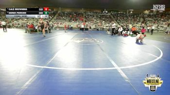 B3A-113 lbs Cons. Semi - Derek Perkins, Chandler vs Cale Browning, Cashion