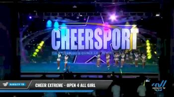 Cheer Extreme - Open 4 All Girl [2021 L4 International Open Day 1] 2021 CHEERSPORT National Cheerleading Championship
