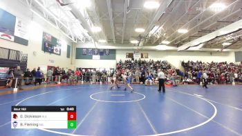 160 lbs Consi Of 8 #2 - Grant Dickieson, Alvirne vs Brayden Fleming, Salem