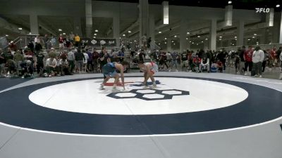 74 lbs Cons. Round 5 - Darius Marines, Unattached vs Cameron Catrabone, Cliff Keen Wrestling Club
