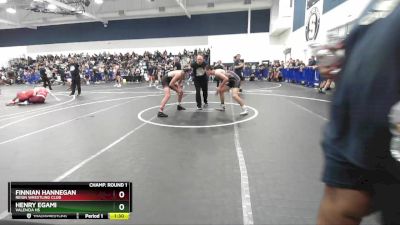 157 lbs Champ. Round 1 - Henry Egami, Valencia HS vs Finnian Hannegan, Reign Wrestling Club