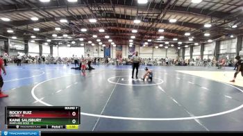 56 lbs Rd# 10- 4:00pm Saturday Final Pool - Kaine Salisbury, Maryland GOLD vs Rocky Ruiz, Cali Red
