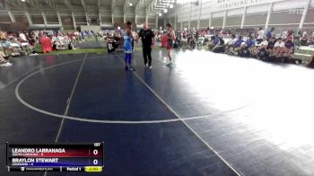 157 lbs Semis & 1st Wrestleback (8 Team) - Leandro Larranaga, South Carolina vs Braylon Stewart, Louisiana