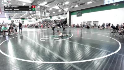 55 lbs Champ. Round 1 - Talon Dupriest, Slyfox Wrestling Academy vs Phoenix Chavez, Gering Wrestling Club