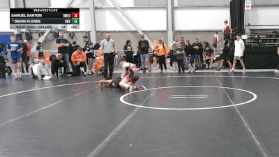 120 lbs Quarters - Deion Flores, Othello Wrestling Club vs Samuel Barton, Roseburg Mat Club /Umpqua Valley Wrestling Associaction