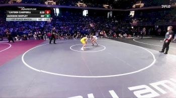 6A 113 lbs 1st Place Match - Cayden Campbell, Allen vs Jackson Shipley, Dripping Springs