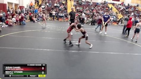 52 lbs Semifinal - Judah Daniel, Pelion Youth Wrestling vs Bently Stoner, Hard Rock