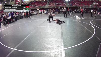 53 lbs Cons. Semi - Chaycen Schmidt, Scottsbluff Wrestling Club vs Hudson Hawley, Hawks Wrestling Club (Lincoln)