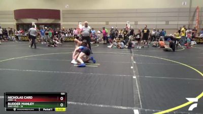 135 lbs Round 3 (6 Team) - Nicholas Card, Ares vs Budder Manley, Ohio Gold