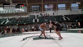 197 lbs 5th Place Match - Spencer Mooberry, Northern Illinois vs Brayden Mirjavadi, GVSU