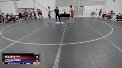 126 lbs Round 2 (8 Team) - Jack Abramson, New Jersey vs Hayes Harpenau, Georgia