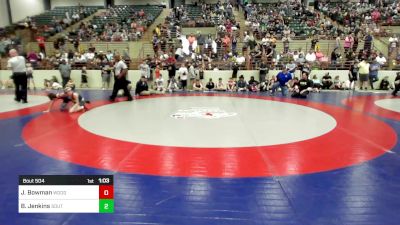 73 lbs Round Of 16 - Jackson Bowman, Woodland Wrestling vs Brock Jenkins, South Forsyth WAR Wrestling Club