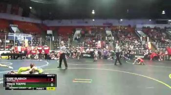 67 lbs Round 2 (4 Team) - Gabe Glabach, Hartland vs Trace Toeppe, Ida