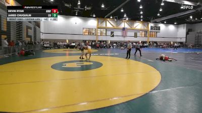 133Tan lbs Rr Rnd 2 - Devin Ryan, Army West Point vs Jared Chuquilin, LIU