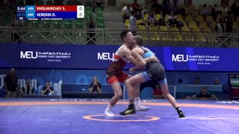 55 kg Repechage #3 - Sardor Kholmurzaev, Uzbekistan vs Denys Seredin, Ukraine