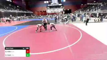 86 lbs Semifinal - Brody Allen, Glenrock WC vs Kiptyn Cook, LSRV Mat Rats