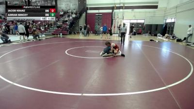 126 lbs 1st Place Match - Jacob Kranz, Simley Wrestling Club vs Adrian Mincey, Simley Wrestling Club