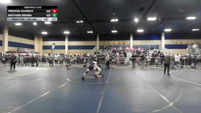 109 lbs Consi Of 16 #1 - Preston Schreck, Eastvale Elite WC vs Matthew Medina, Eastvale Elite WC