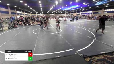 101 lbs Consi Of 8 #2 - Elexa Reyes, Nevada vs Aliza Mendez, Dub Wrestling