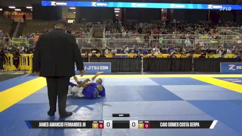 Caio Gomes Costa Serpa vs James Amancio Fernandes Jr 2025 Pan Kids Jiu-Jitsu IBJJF Championship