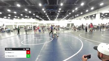 87 lbs 5th Place - Aiden Pena, Cwc vs Adrian Resendiz, Aniciete TC