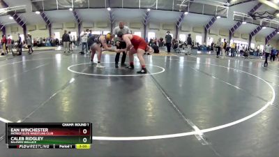 285 lbs Champ. Round 1 - Caleb Ridgley, Baldwin Wallace vs Ean Winchester, Patriot Elite Wrestling Club