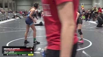 105 lbs Cons. Semi - Miley Locke, Bobcat Wrestling Club vs Brooklyn Simpson, Kansas Young Guns