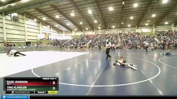 54 lbs Semifinal - Daze Johnson, JWC vs Trig Klingler, Sanderson Wrestling Academy