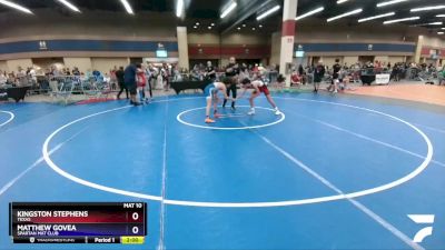 106 lbs Champ. Round 1 - Kingston Stephens, Texas vs Matthew Govea, Spartan Mat Club