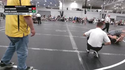 150 lbs Round 5 (6 Team) - Justin Swope, Terps Xtreme vs Nick Barone, RedNose
