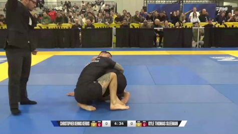 Kyle Thomas Sleeman vs Christopher Dennis Kerbis 2024 World IBJJF Jiu-Jitsu No-Gi Championship