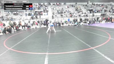 76 kg Quarters - Elizabeth Rosenstiel, Cardinal WC vs Teagan McGuinness, Team Worldwide Wrestling Academy LLC
