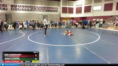 52 lbs Semifinal - Roki Mondragon, Ravage Wrestling Club vs Boden Stander, Fremont Wrestling Club