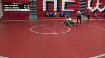 100 lbs Cons. Round 2 - Everley McDaniel, Pelham vs Charlotte Layton, Pelham