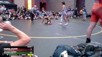 120 lbs Round 1 (4 Team) - Gabriel Aguirre, Untouchables vs Izayiah Chavez, MO Outlaws Gold