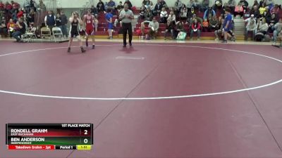 101-105A 1st Place Match - Rondell Grahm, East Buchanan vs Ben Anderson, Independence