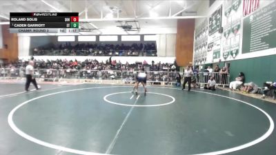 126 lbs Champ. Round 2 - Caden Garriott, South Torrance vs Roland Solis, Sonora (La Habra)