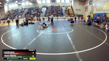 100 lbs Round 2 - Miles Merves, Black Flag Wrestling Academy vs Jacob Hald, Flagler Wrestling Club