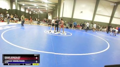 120 lbs 3rd Place Match - Omar Gonzalez, Team Elevate Wrestling vs Carsun Hinkelmann, Idaho
