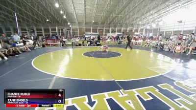 150 lbs Placement Matches (8 Team) - Chance Ruble, Missouri vs Zane Engels, Minnesota Blue