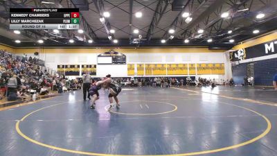 235 lbs Round Of 16 - Kennedy Chambers, Upper St Clair vs Lilly Marchezak, Plum