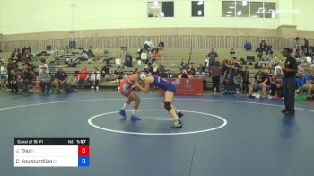 53 kg Consi Of 16 #1 - Juliana Diaz, Team Florida vs Charlotte Kouyoumtjian, Team California