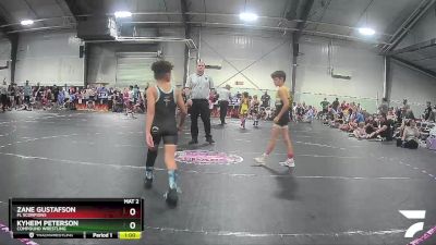 66 lbs Round 4 - Zane Gustafson, FL Scorpions vs Kyheim Peterson, Compound Wrestling