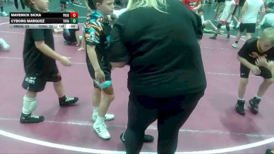 66 lbs Round 2 (6 Team) - Cyborg Marquez, Top Rank vs Maverick Sicka, Project X
