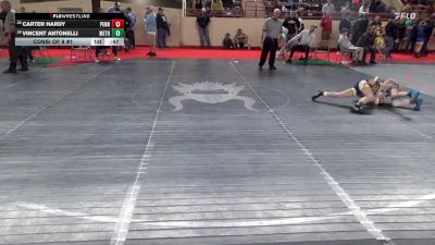 80_B lbs Consi Of 8 #1 - Carter Hardy, Penn Cambria vs Vincent Antonelli, Methacton