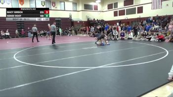 JV-11 lbs Quarterfinal - Kenidi Root, Vinton-Shellsburg vs Macy Girsch, Cedar Falls